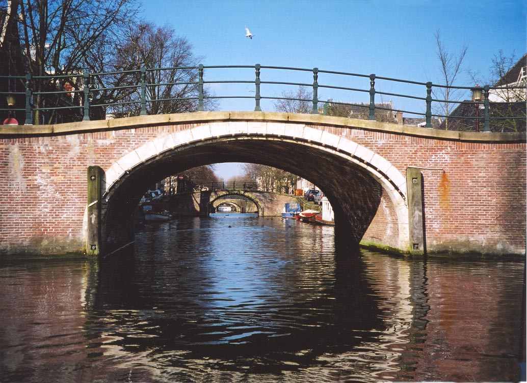 Multiple bridges on the canal