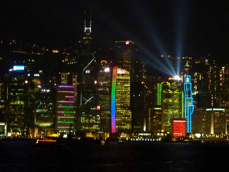 Hong Kong Island at Night