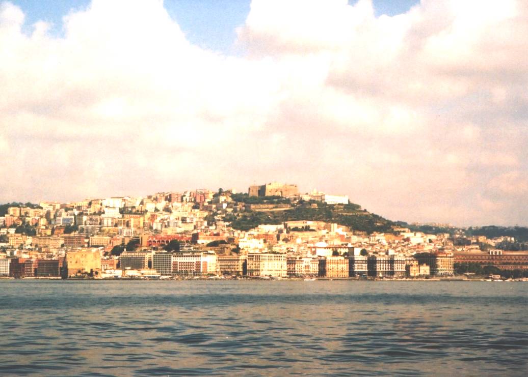 Naples from the bay