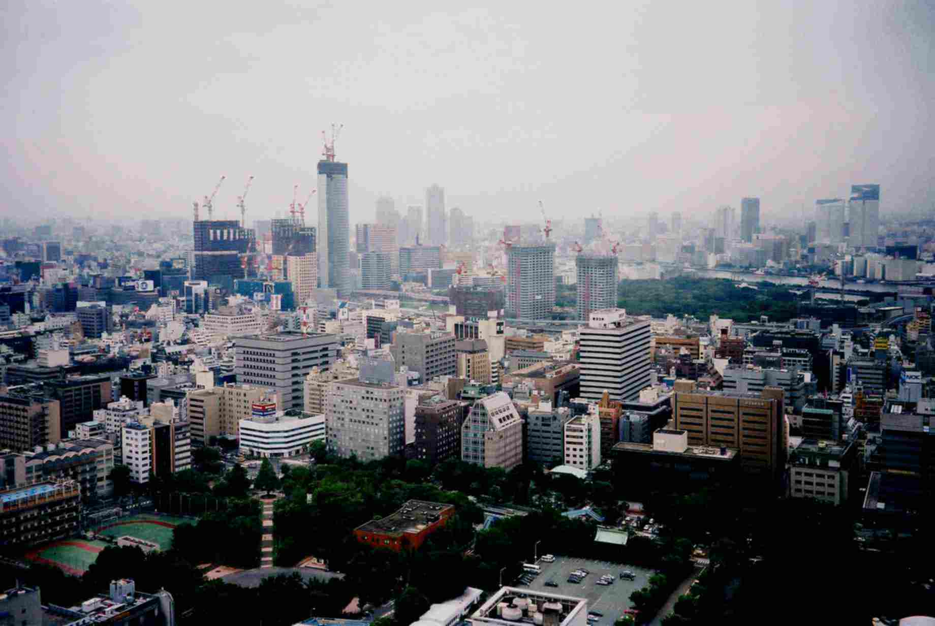 Looking towards Shinjuku