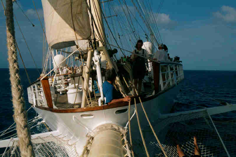 The view from the Bow Sprit