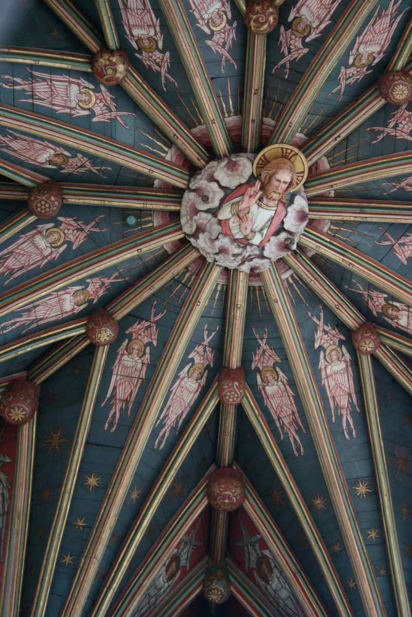 The centre of the lantern