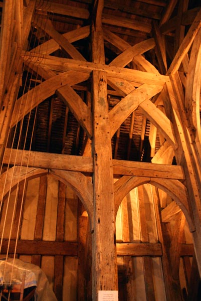 inside the tower, St Laurence, Blackmore