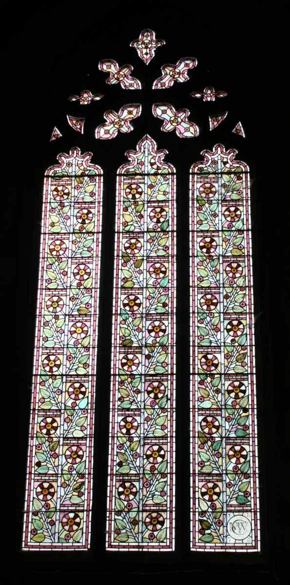 Sunflower window, St Andrew's Church, Hingham, Norfolk
