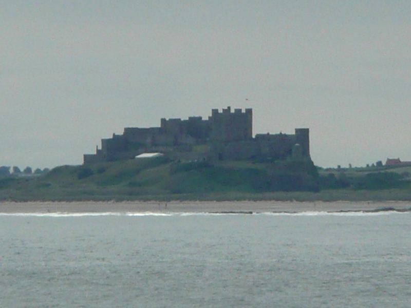 Bamburgh Castle from Holy Island