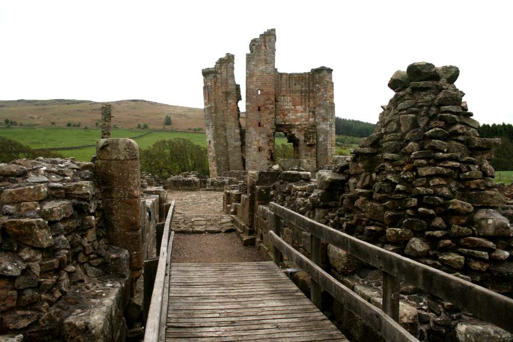 View across the moat