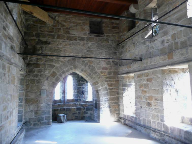 The Oriel window to the Sanctuary in the Gatehouse Chapel