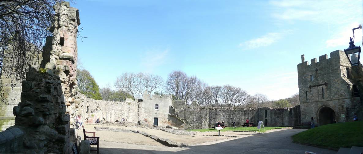 The Outer Ward from the Georgian House