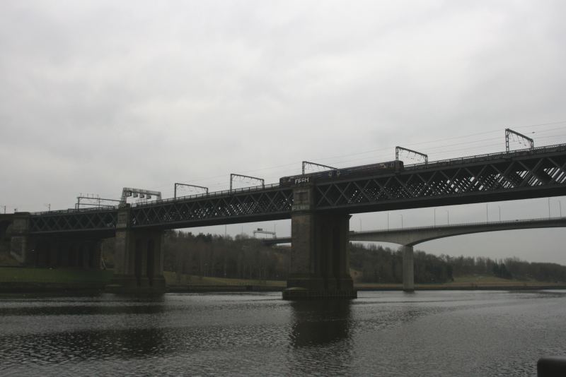 the King Edward Rail Bridge and the Redheugh Bridge