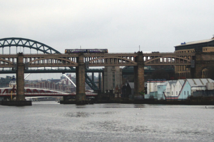 A local train goes south