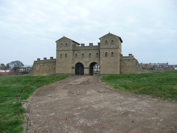 Reconstructed gatehouse