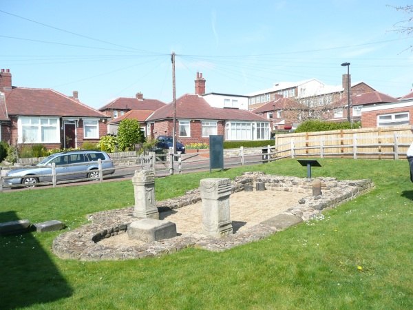 ruins of a Roman temple dedicated to Antenociticus
