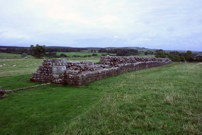 Wall from the south gate