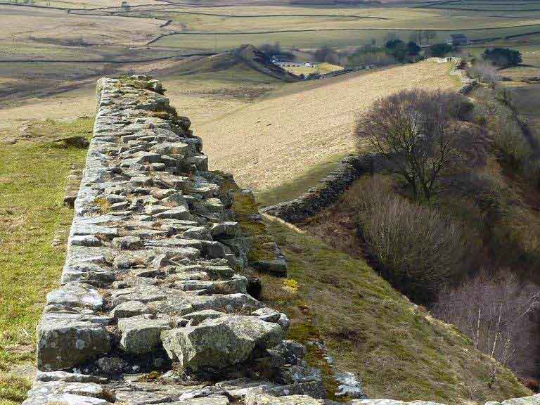 Between Milecastles 41 and 42