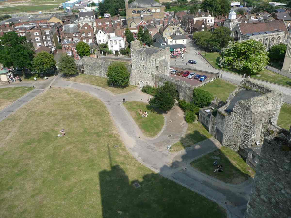 The Bailey Wall, Rochester Castle