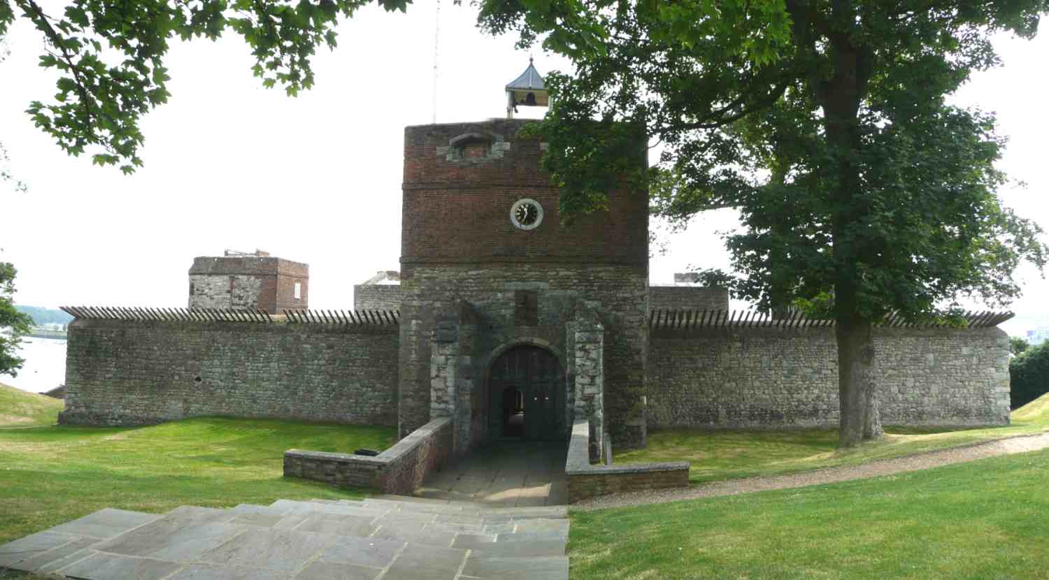 Upnor Castle from the land side