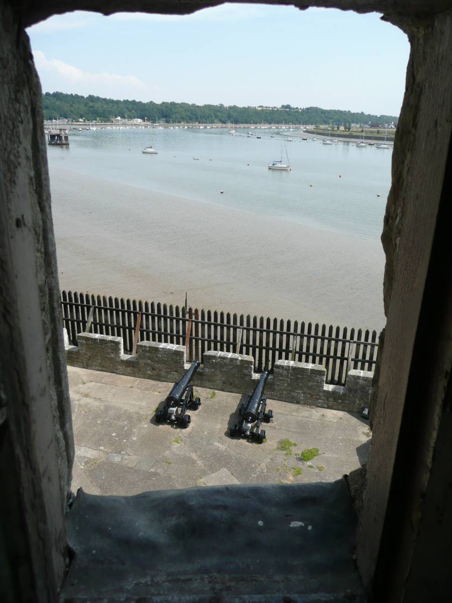 View of the battery from the Keep