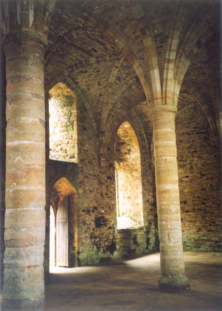 The Novices Chamber under the Dorter, Battle Abbey