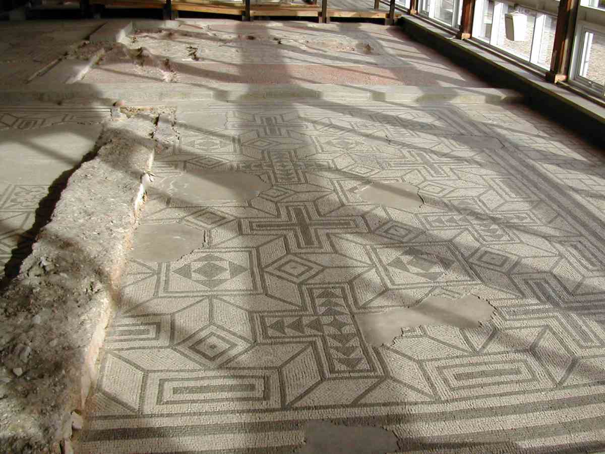 early geometric mosaic