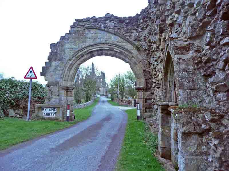 Byland Abbey from the Abbey Farm