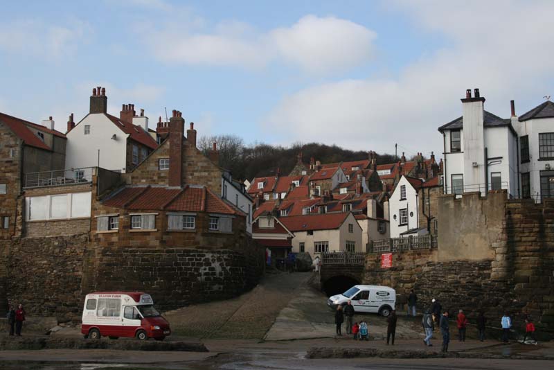 Robin Hoods Bay from the beach