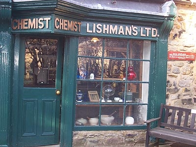 The Chemist, Ryedale Folk Museum, 
Hutton-le-Hole, Ryedale, Yorkshire