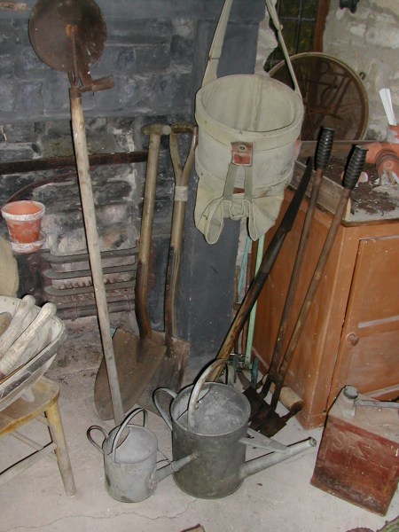 The potting shed, Ryedale Folk Museum, 
Hutton-le-Hole, Ryedale, Yorkshire