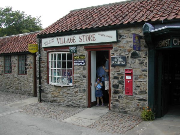 Village Post Office, Ryedale Folk Museum, 
Hutton-le-Hole, Ryedale, Yorkshire