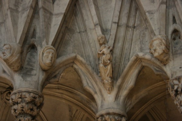 Gargolyes in the Chapter House