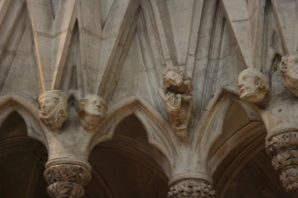 Gargolyes in the Chapter House