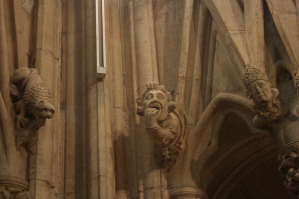Gargolyes in the Chapter House