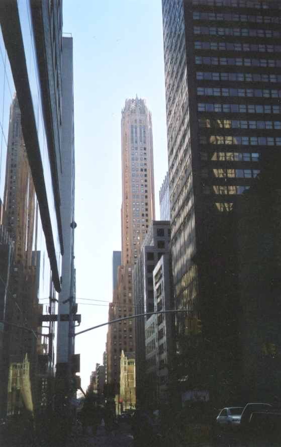 Looking along 5th Avenue in Midtown