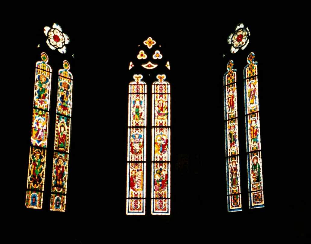 Stained Glass in the Gothic Chapel