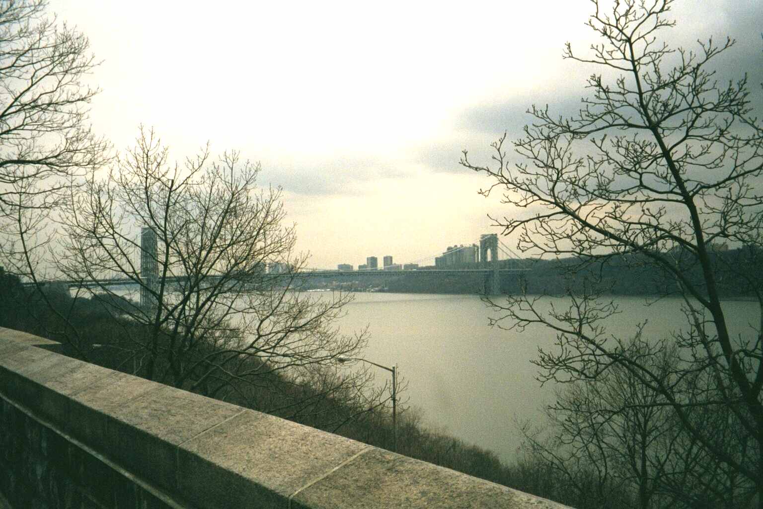 George Washington Bridge from the cloister