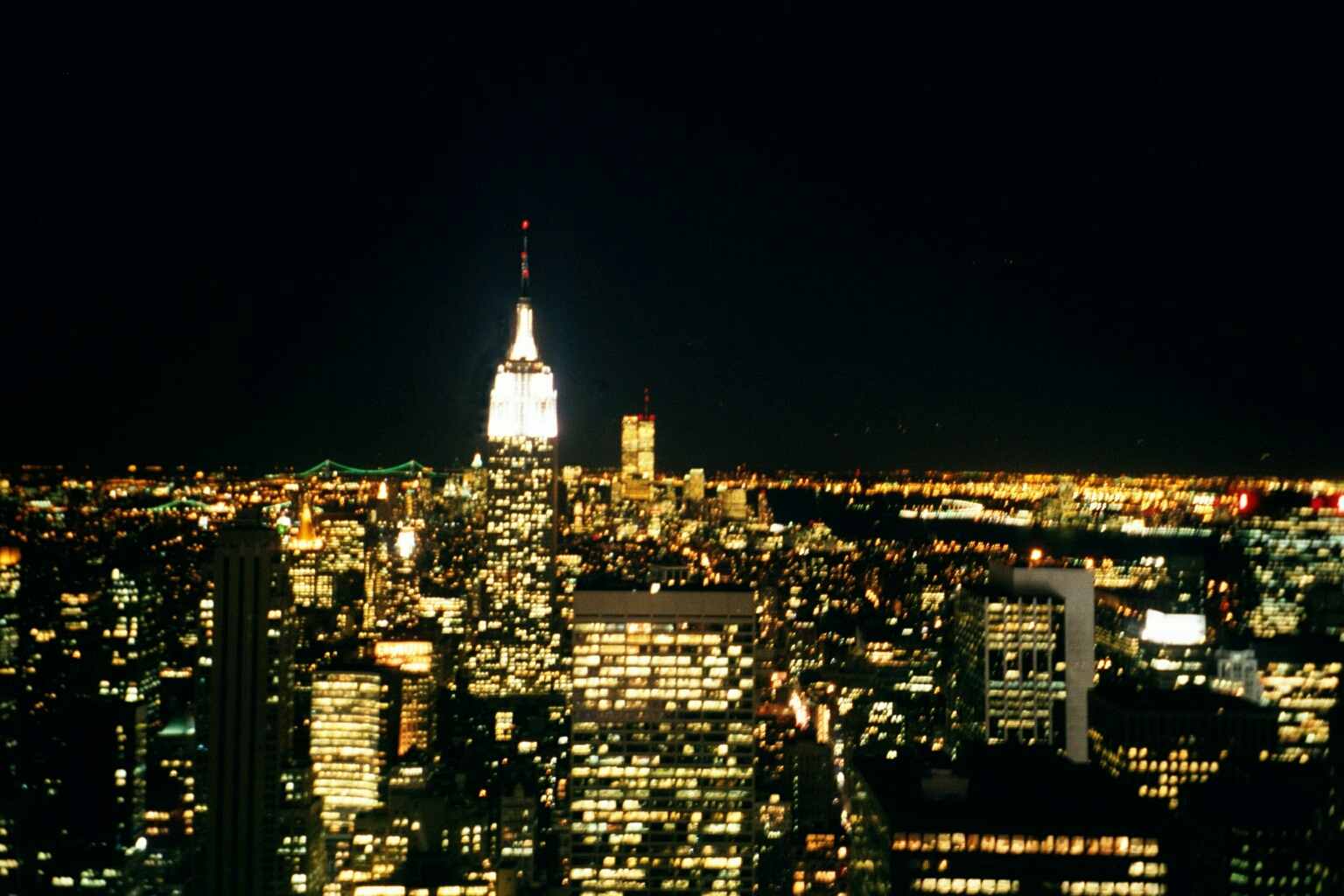 Looking south from the Rockafeller Center