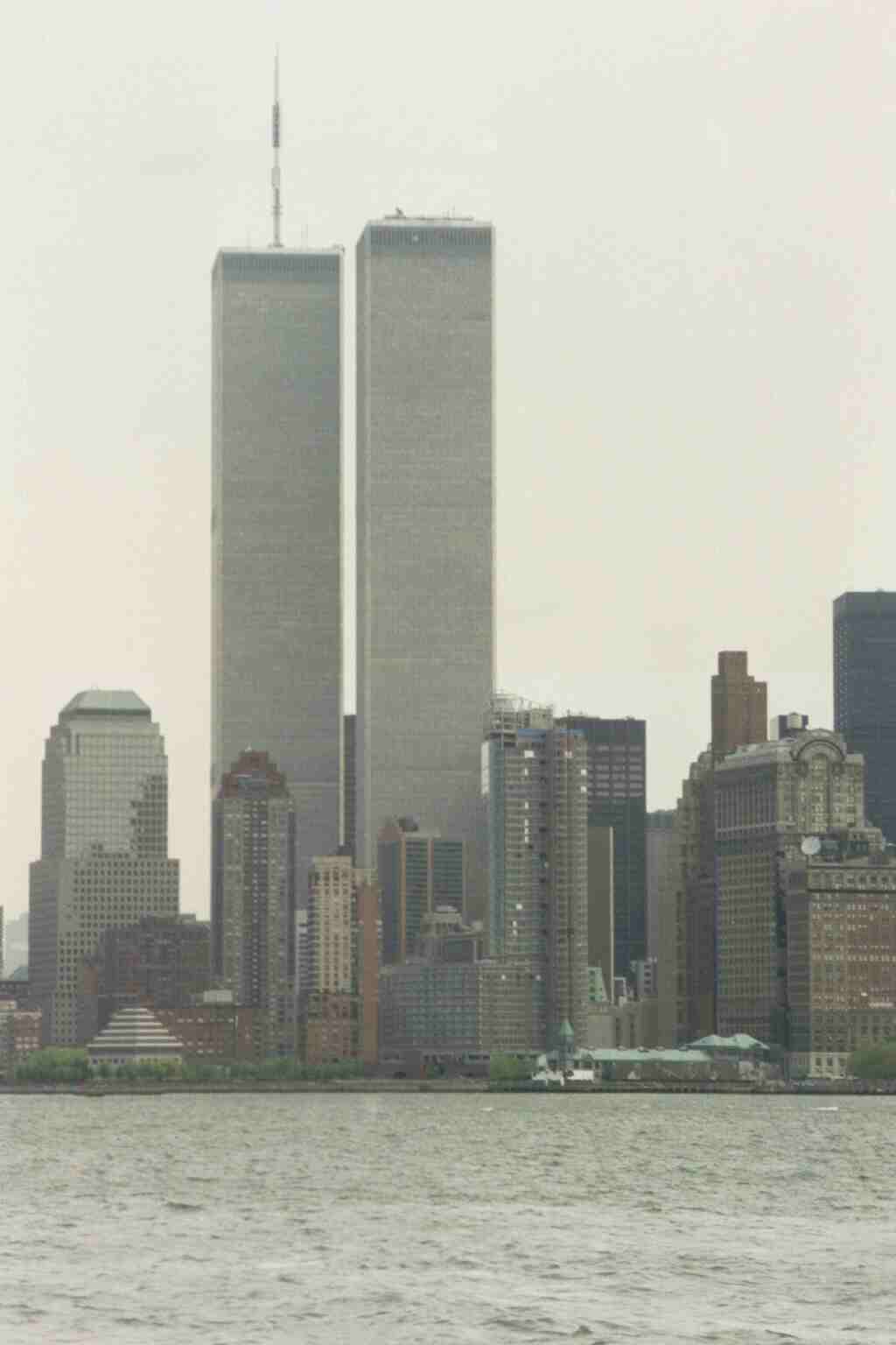 From the bay looking over Battery Park