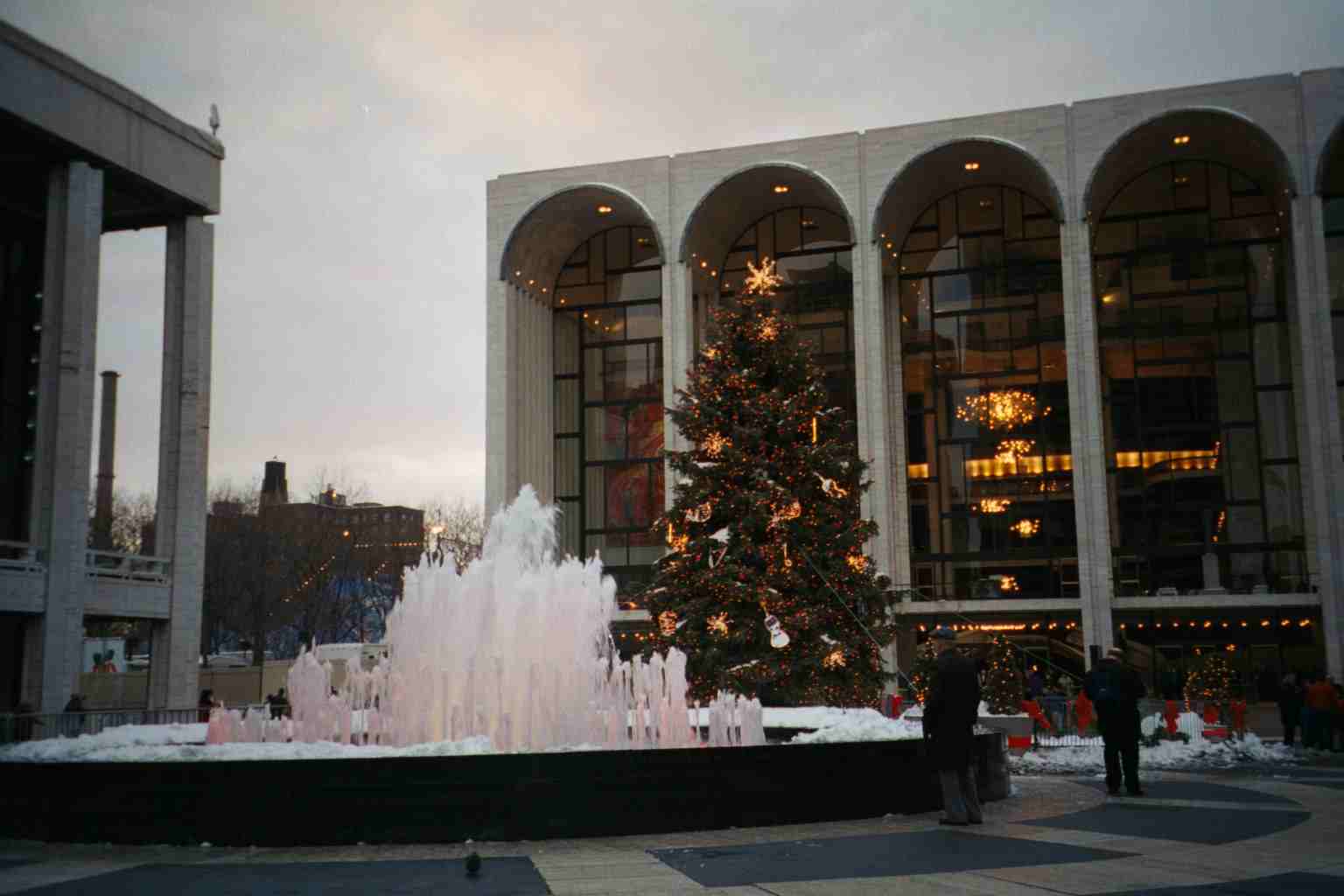 Lincoln Center at Christmas