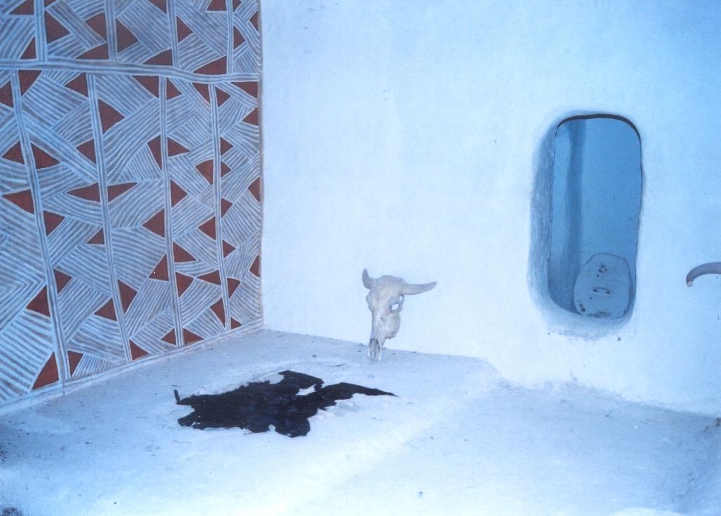 A mural inside the house