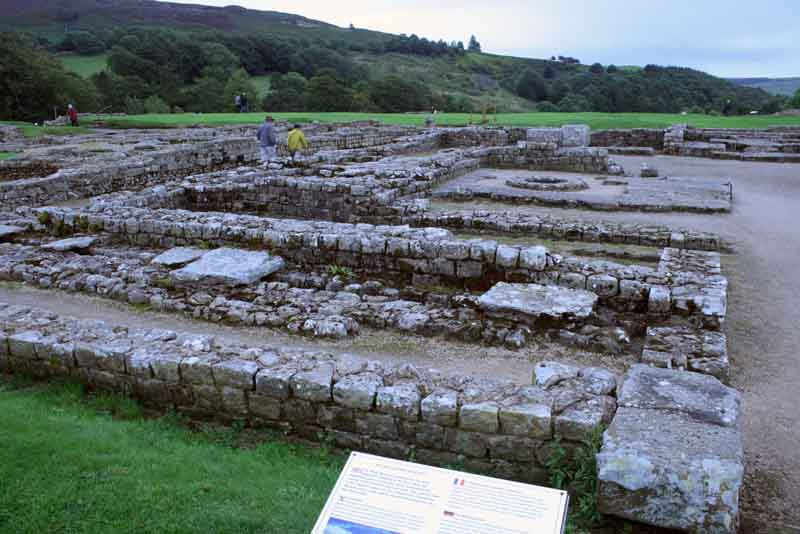 The Headquarters Building, Vindolanda Roman Fort