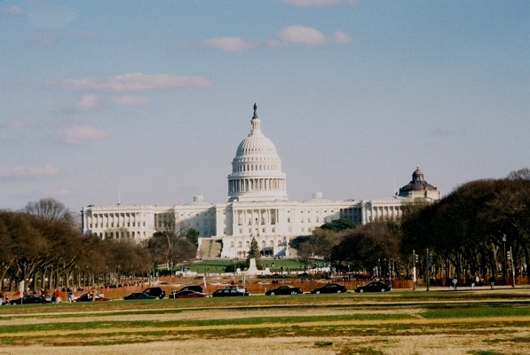 The Capitol from the Mall, Washington DC, December 2001